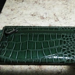 Green Alligator type Wallet
